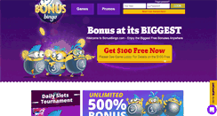 Desktop Screenshot of bonusbingo.com